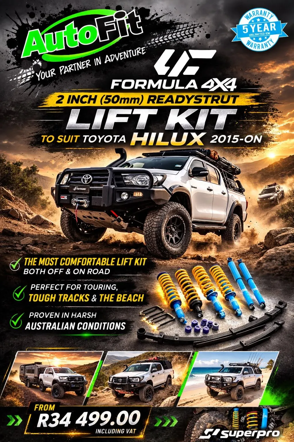 Toyota Hilux 2 Inch Lift Kit