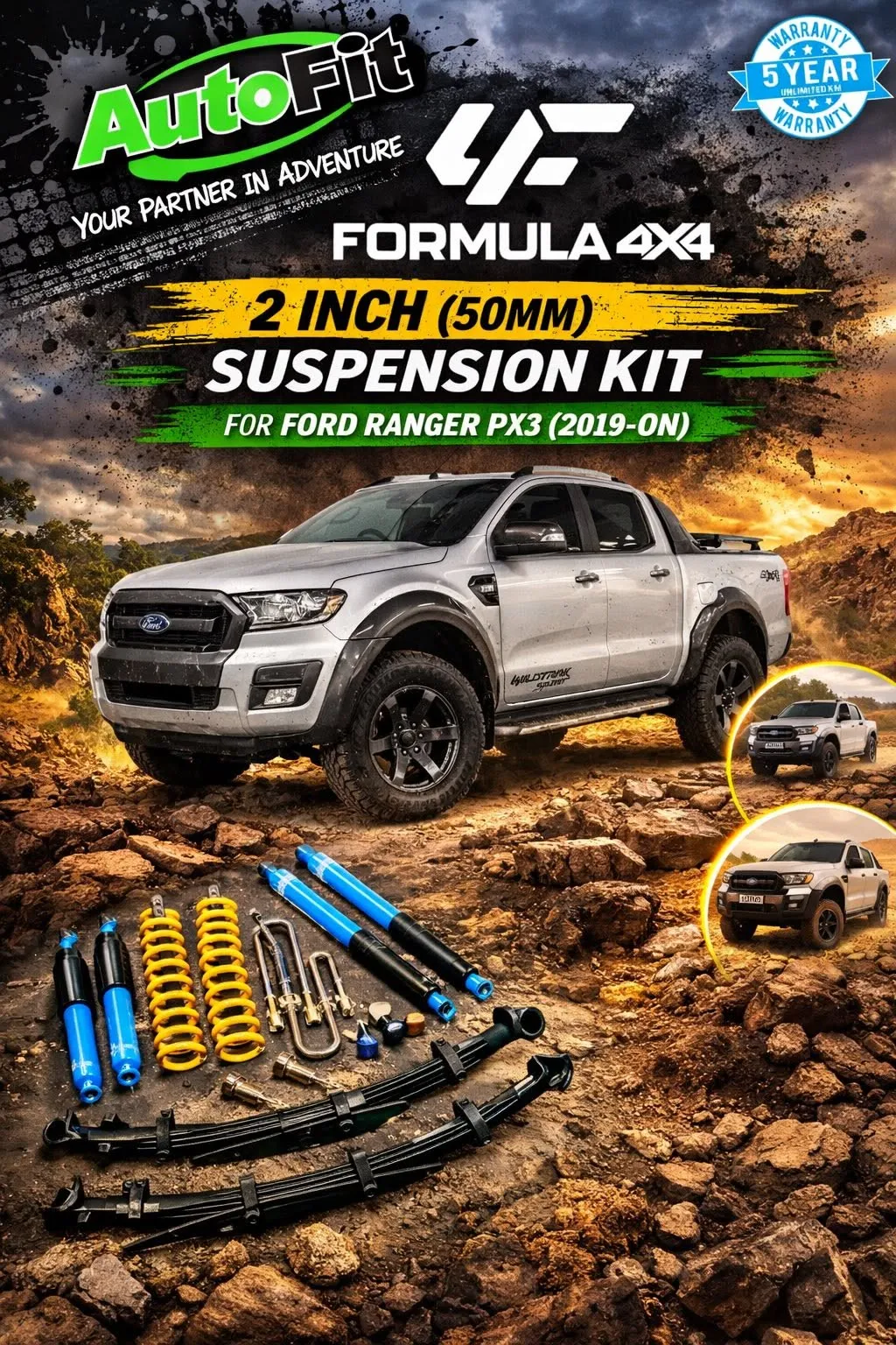 Ford Ranger 2 Inch Lift Kit