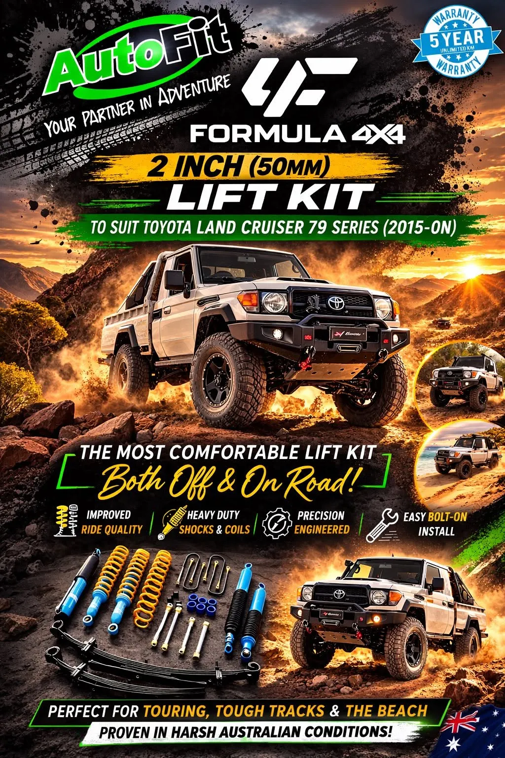 Toyota Landcruiser 2 Inch Lift Kit