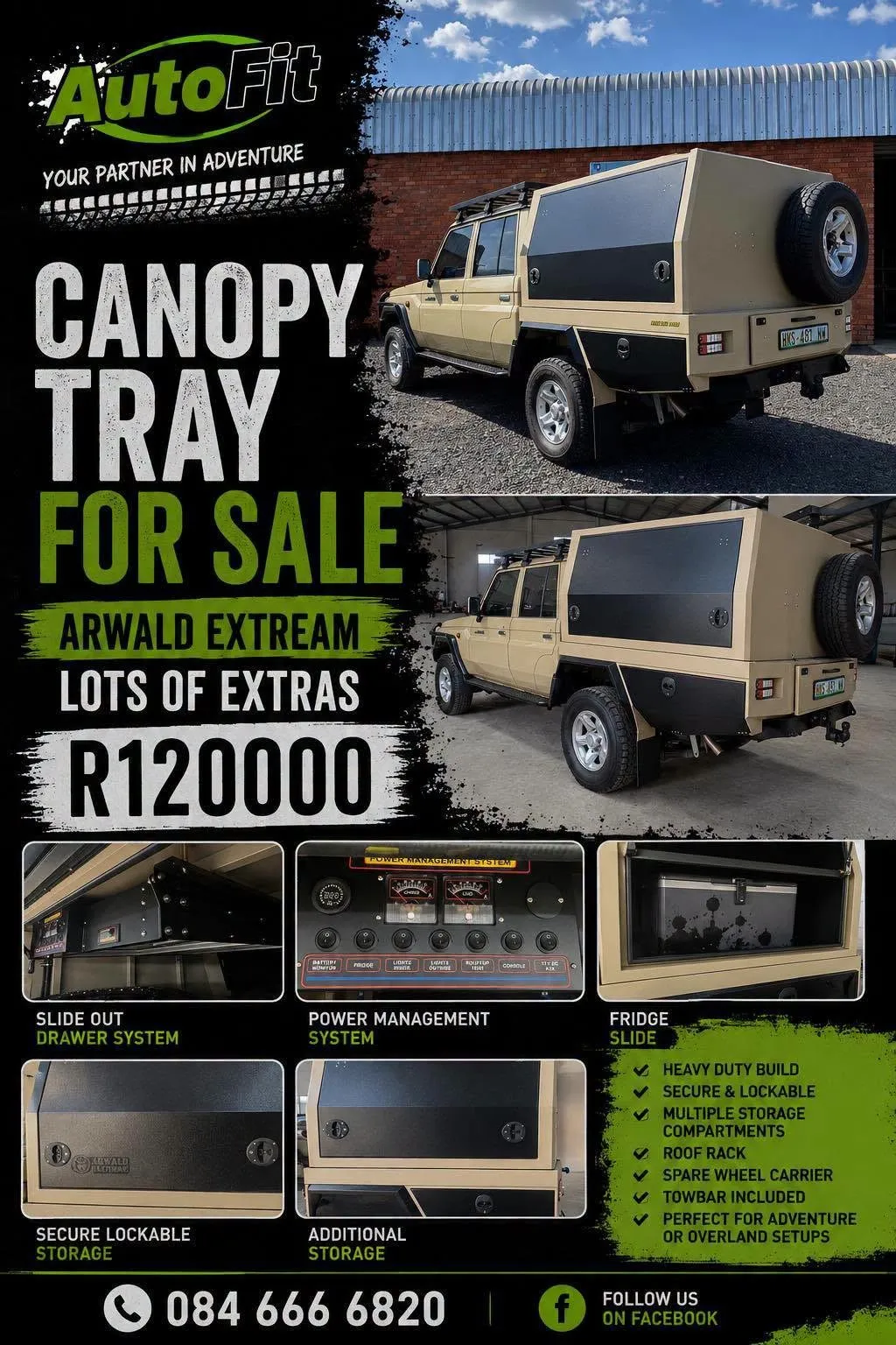Arwald Extreme Canopy Tray